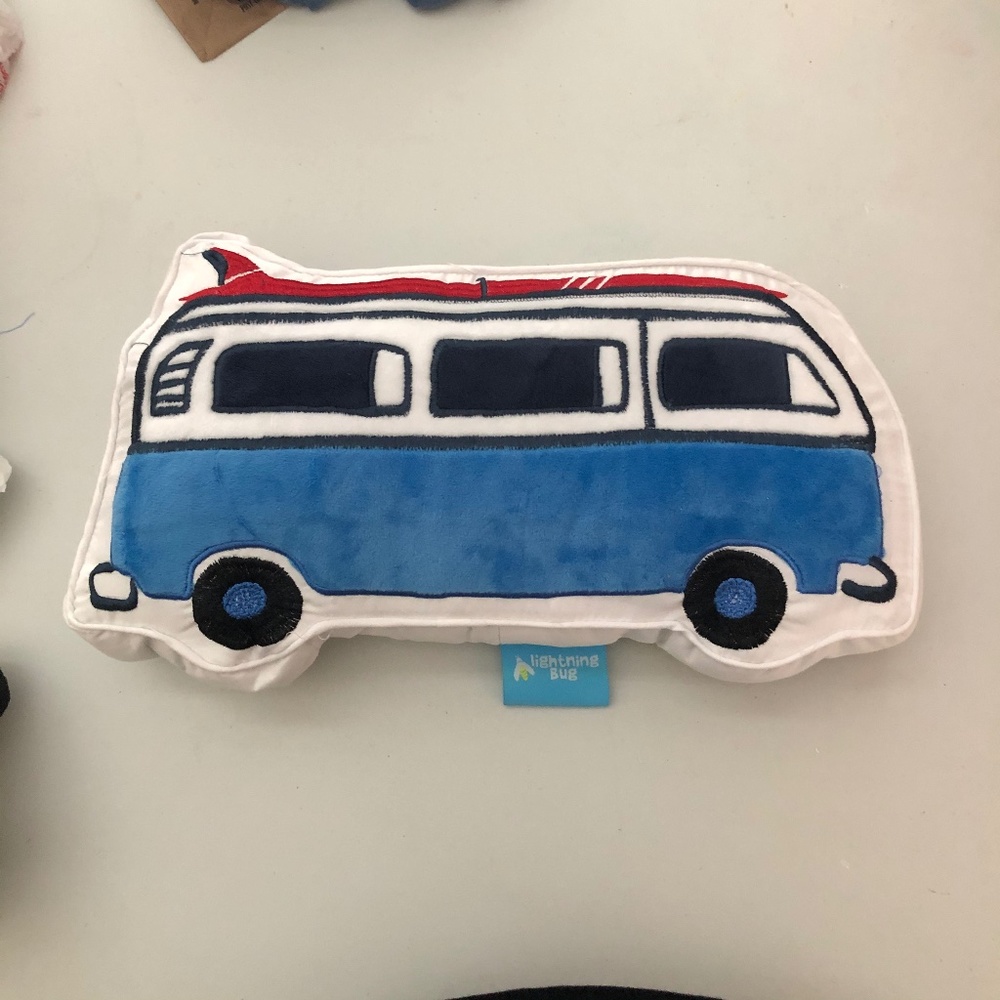 Bus Throw  Pillow